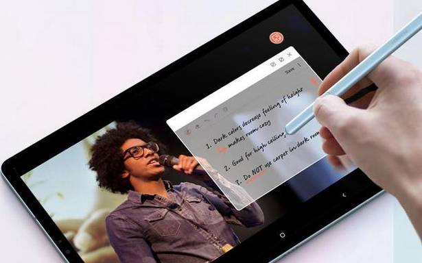 Samsung Tab s6 slide write 1