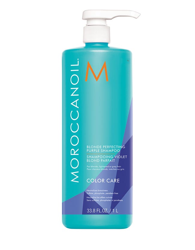 Sulfate-Free Purple Shampoos - Moroccanoil Blonde Perfecting Sulfate-Free Purple Shampoo